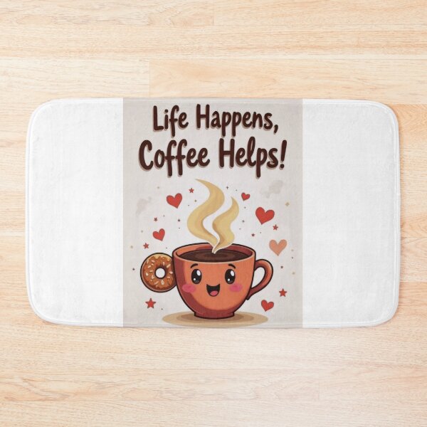 Item preview, Cute Coffee Cup with Donut Friends designed and sold by ArtCreator2023.