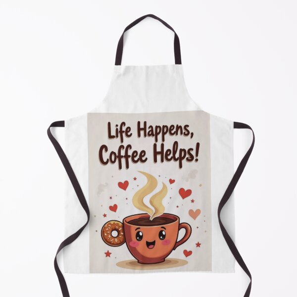 Item preview, Cute Coffee Cup with Donut Friends designed and sold by ArtCreator2023.