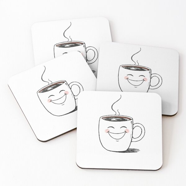 Item preview, cup of coffe with big smile  designed and sold by sellerart95.