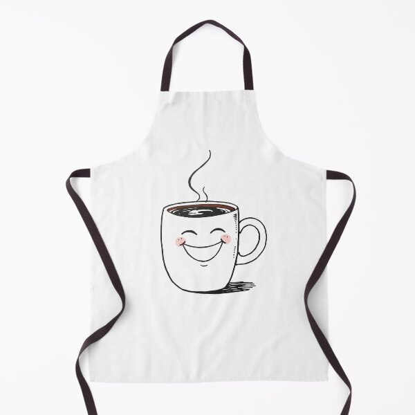 Item preview, cup of coffe with big smile designed and sold by sellerart95.