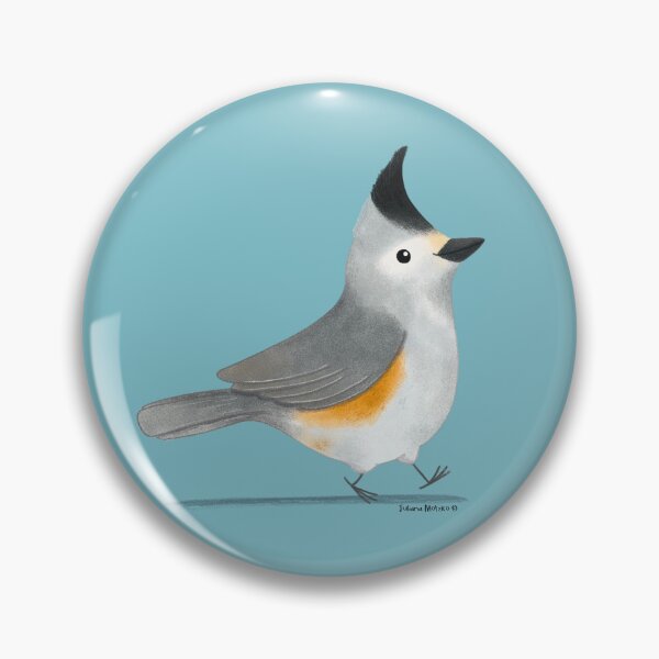 Item preview, Black Crested Titmouse designed and sold by julianamotzko.