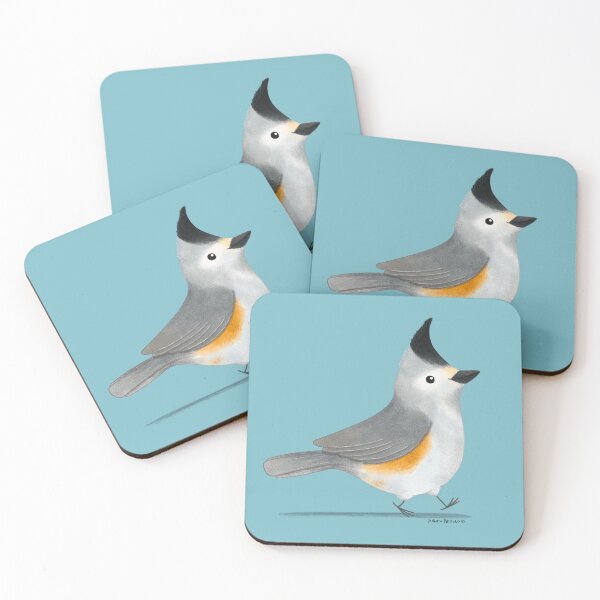Item preview, Black Crested Titmouse designed and sold by julianamotzko.