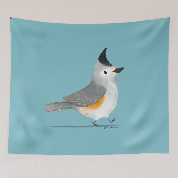 Item preview, Black Crested Titmouse designed and sold by julianamotzko.