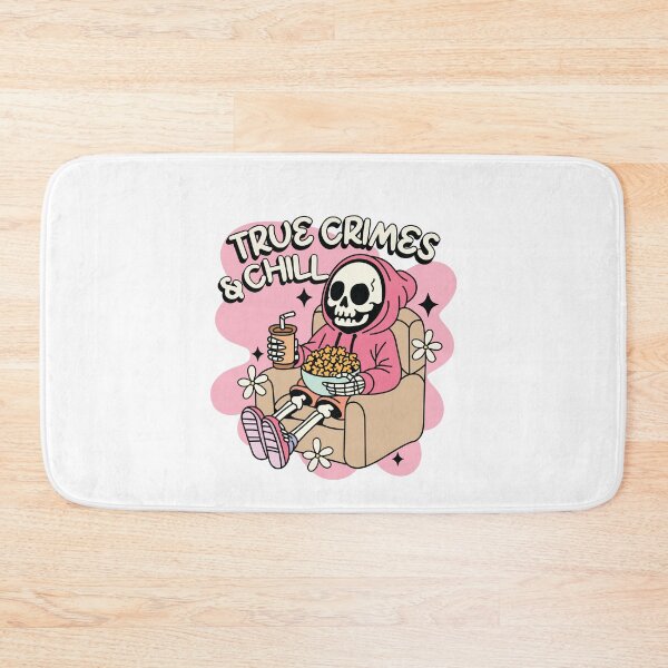 Artikelvorschau, True crimes & chill kindle bookish sticker entworfen und verkauft von Yaffa Store.