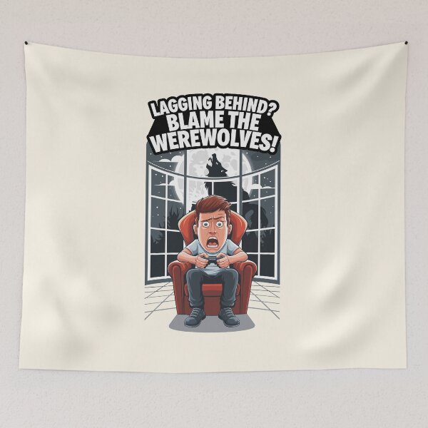 Item preview,  Lagging Behind? Blame the Werewolves Design designed and sold by MolonasDesigns.
