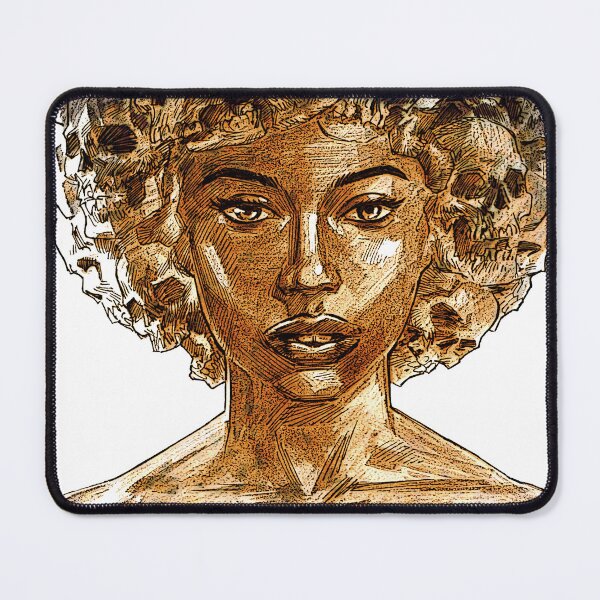 Item preview, Skull Afro designed and sold by ExpatArt.