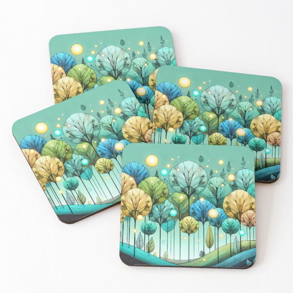 Item preview, Turquoise Forest designed and sold by Crimson-Spell.