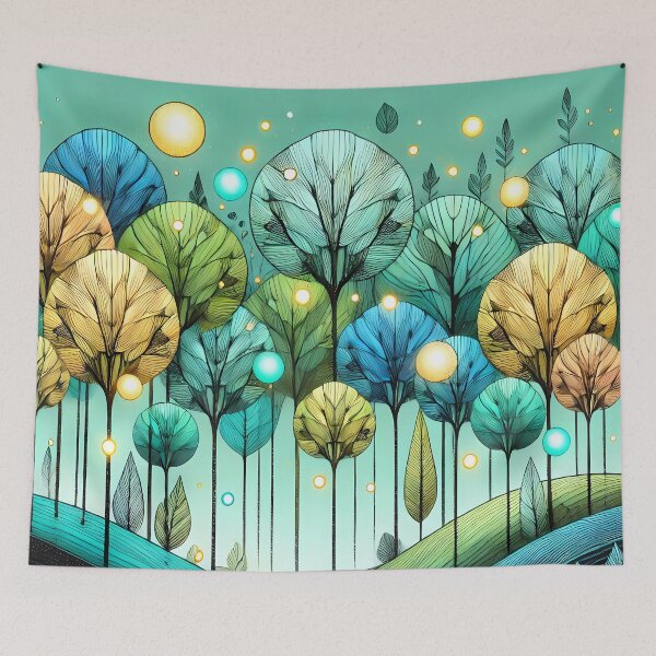 Item preview, Turquoise Forest designed and sold by Crimson-Spell.