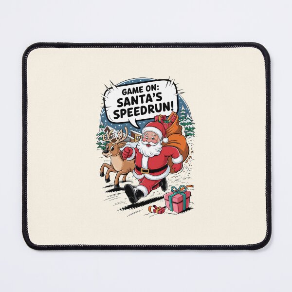 Item preview, Game On: Santa’s Speedrun Design designed and sold by MolonasDesigns.