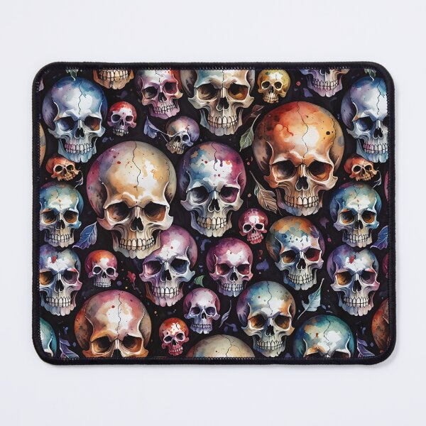 Item preview, Spooky Gothic Watercolor Skulls designed and sold by gjsart.
