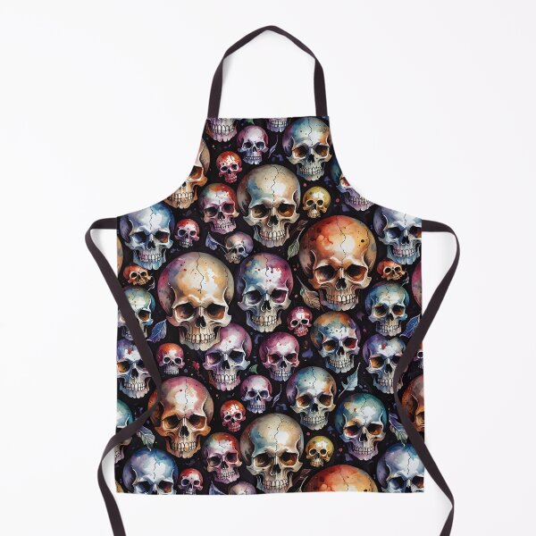 Item preview, Spooky Gothic Watercolor Skulls designed and sold by gjsart.