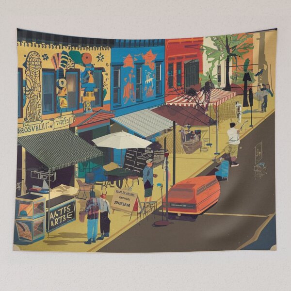 Item preview, Phoenix Vintage Travel Poster designed and sold by TravelerRat.