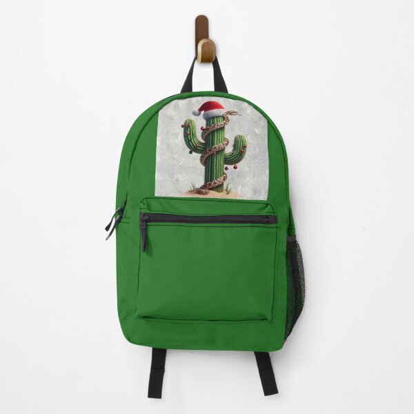 Item preview, Christmas Saguaro With Snake designed and sold by CarolM.