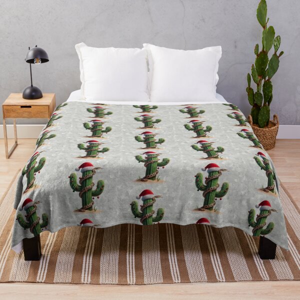 Item preview, Christmas Saguaro With Snake designed and sold by CarolM.