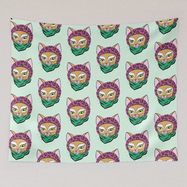 Item preview, Cool Kitties Wear Helmets designed and sold by MadeByJenBlack.