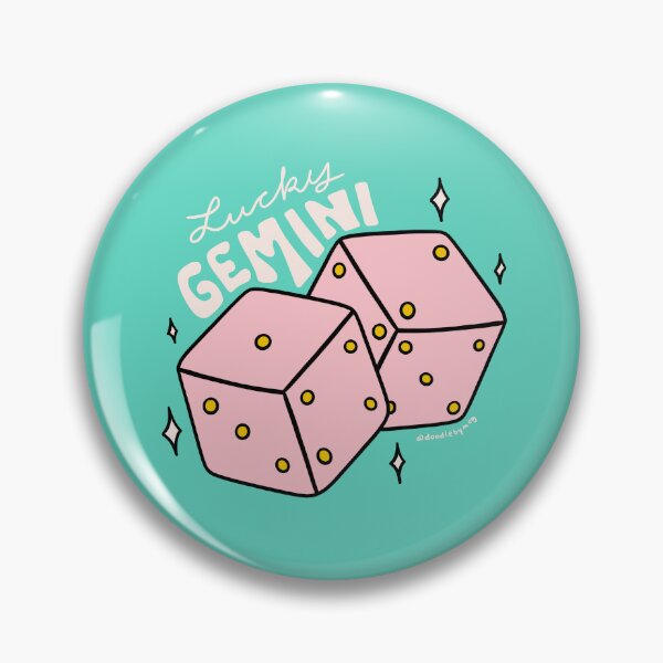 Item preview, Gemini Dice designed and sold by doodlebymeg.
