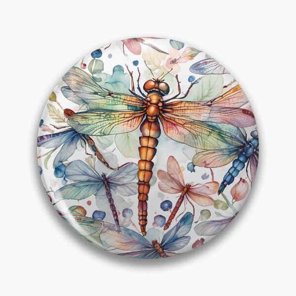 Item preview, Vibrant Color Dragonfly Pattern designed and sold by gjsart.