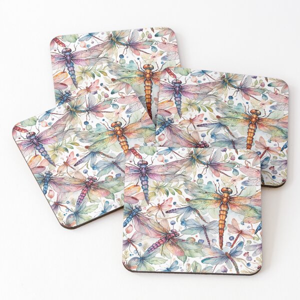Item preview, Vibrant Color Dragonfly Pattern designed and sold by gjsart.