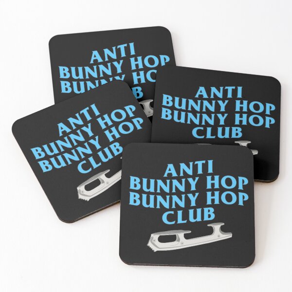 Item preview, Anti Bunny Hop Bunny Hop Club Blue designed and sold by DeadIceSkating.