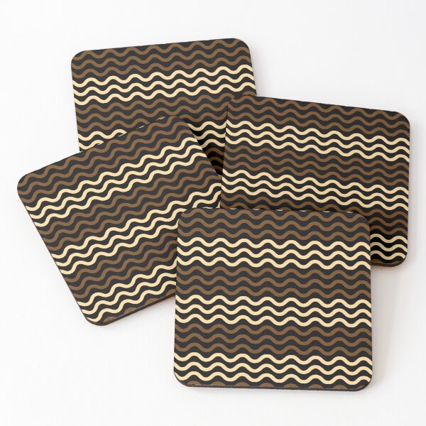 Item preview, Brown And Beige Noodles Pattern Design designed and sold by signshirtz.