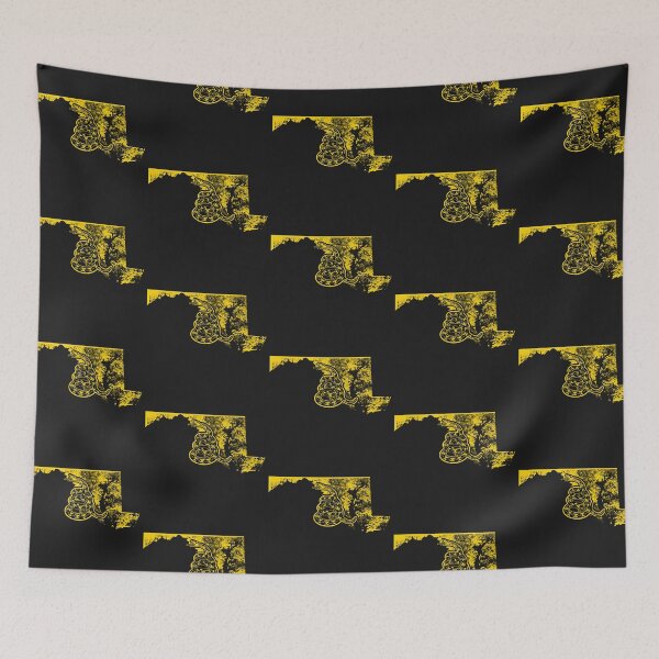 Item preview, MARYLAND  - Freedom Is The Superpower - Gadsden Snake Flag - Dont Tread On Me design  designed and sold by pelagio.
