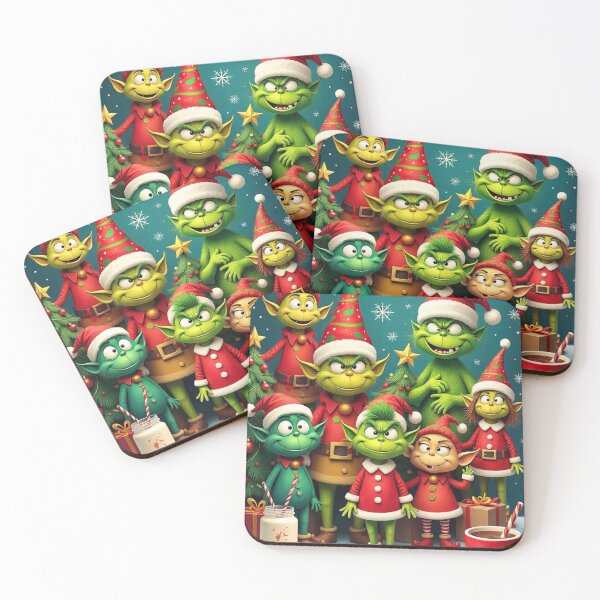 Item preview, CUTE ELF GREEN MEN CHRISTMAS HOLIDAY ART #1 designed and sold by Arts4U.