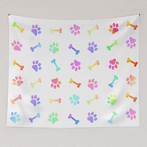 Item preview, Dog Paw Prints Pattern designed and sold by Sartoris Art.