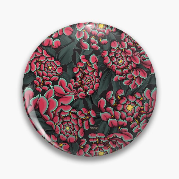 Item preview, MoxxiFoxxy Pattern Chrysanthemum-Magenta  designed and sold by MoxxiFoxxy.