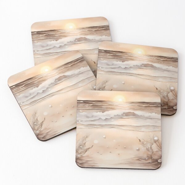 Item preview, Sepia Ocean Beach Flowers designed and sold by CalmnessbyChoice.