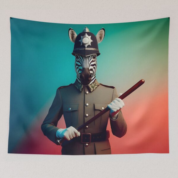 Item preview, The Zebra Policeman designed and sold by cmphotographs.