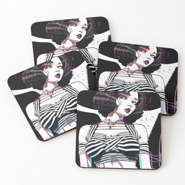 Item preview, Hot Zombie Stepsister Black and White   designed and sold by KnottyToons.