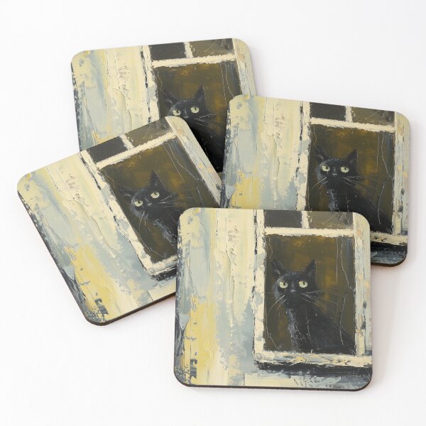 Item preview, Birdwatching - Impressionistic Cat designed and sold by 3ling_Design.