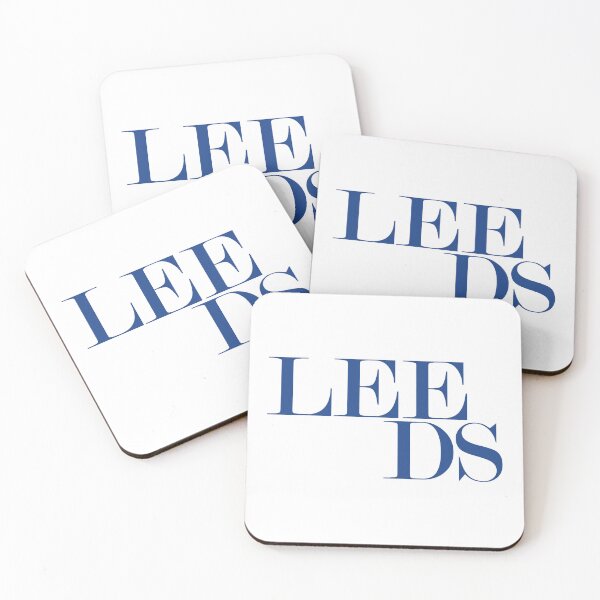 Item preview, Leeds UK City Typography Minimalist Patriotic Travel Souvenir designed and sold by kakarikihill.