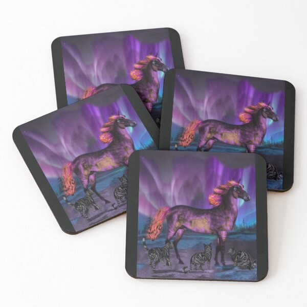 Aperçu de l'œuvre Cheval violet créée et vendue par Patricia Brown.