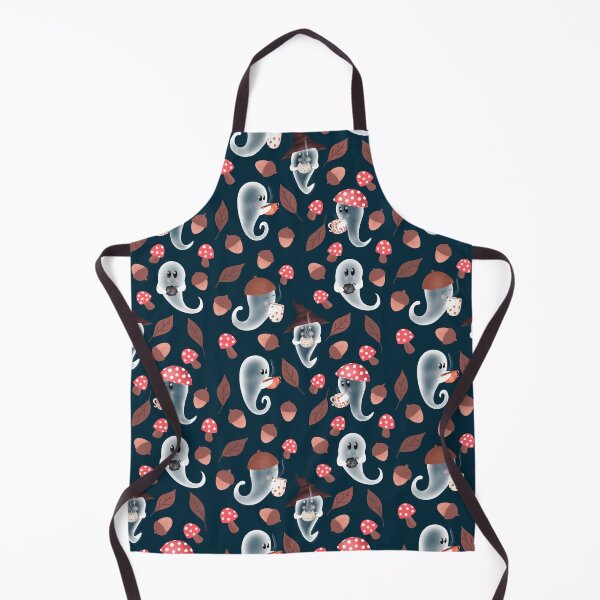 Item preview, Ghost Tea Party in Navy Blue designed and sold by AnnikaisDrawing.