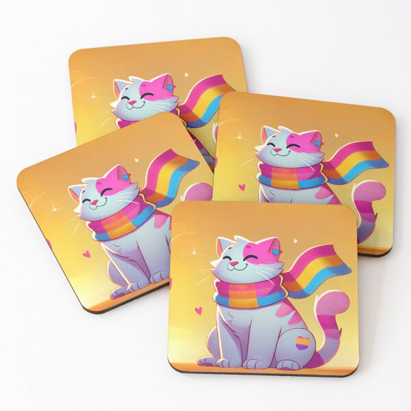 Item preview, A proud and inclusive pansexual cat designed and sold by FrenchTouch77.