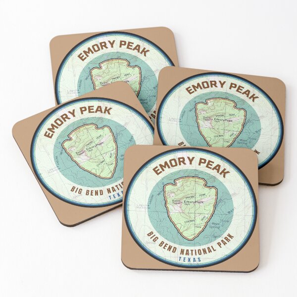 Item preview, Big Bend Souvenir Map - Emory Peak designed and sold by Willz Designz.