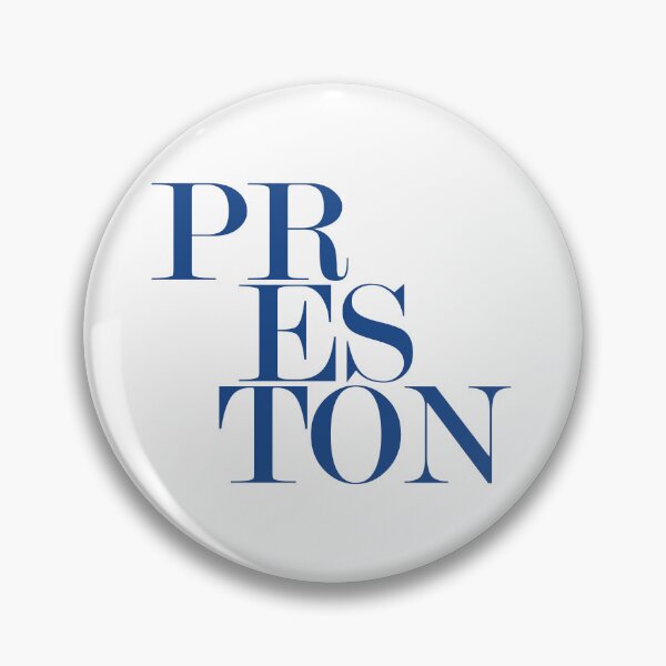 Item preview, Preston UK City Typography Minimalist Patriotic Travel Souvenir designed and sold by kakarikihill.