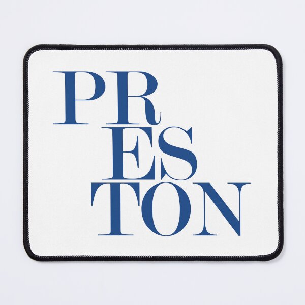 Item preview, Preston UK City Typography Minimalist Patriotic Travel Souvenir designed and sold by kakarikihill.