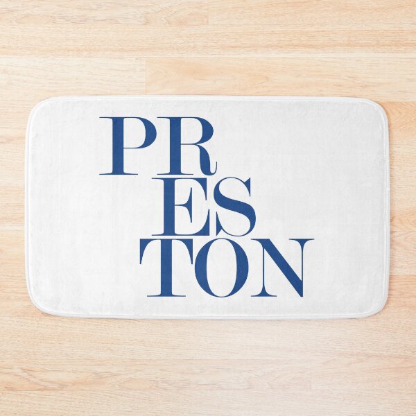 Item preview, Preston UK City Typography Minimalist Patriotic Travel Souvenir designed and sold by kakarikihill.