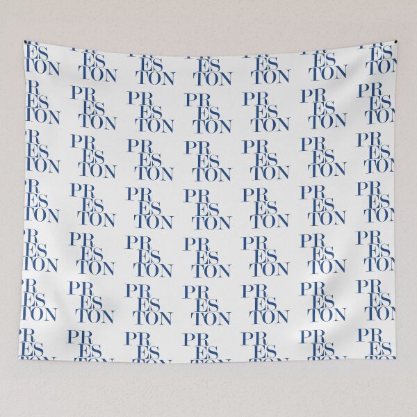 Item preview, Preston UK City Typography Minimalist Patriotic Travel Souvenir designed and sold by kakarikihill.