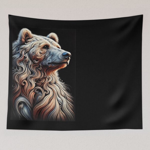 Item preview, Kodiak Bear Captured in Majestic Silence designed and sold by LegademaArt.
