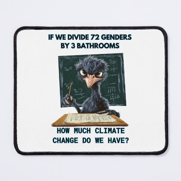 Item preview, How many genders? how much climate change? designed and sold by Briggsys.