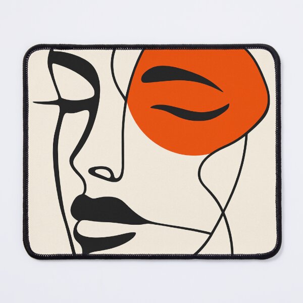Item preview, Line drawing of head designed and sold by Unfolding Art.