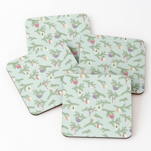 Item preview, AA0081A - Christmas fir branches with ornaments designed and sold by LionsHut.
