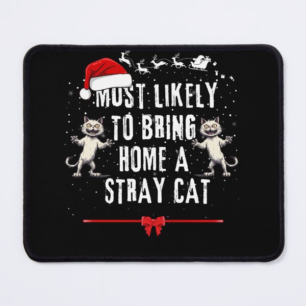 Item preview, Most likely to bring home s stray cat family matching pajamas. designed and sold by MilkyForest.
