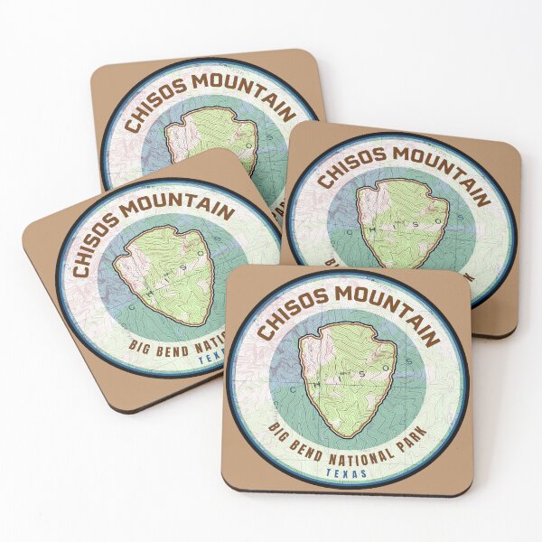 Item preview, Big Bend Souvenir Map - Chisos Mountain designed and sold by Willz Designz.
