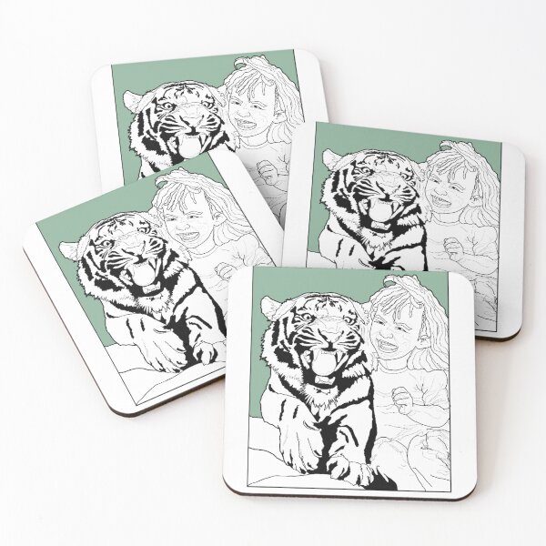 Item preview, Tiger Smille Print/Poster designed and sold by Arte Con Flow .