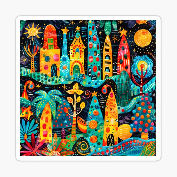 Finvara - Alebrije Christmas Sticker