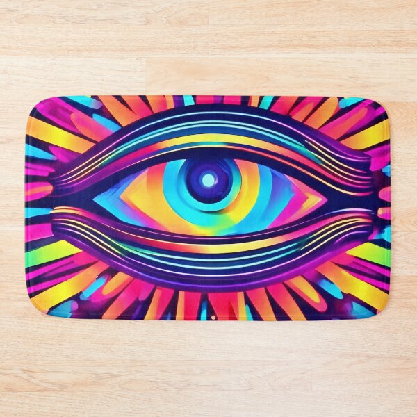 Item preview, Neon Eye of the Cosmos designed and sold by Health And Fitness Posts e-Store.